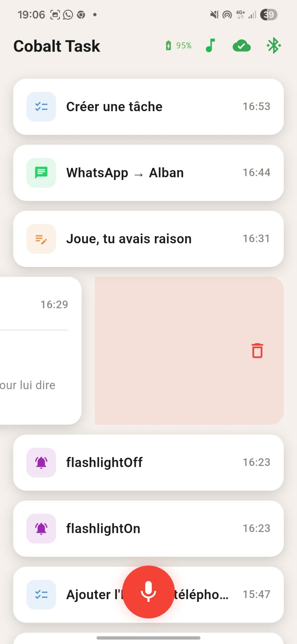 Interface Assistant - Organisation intelligente